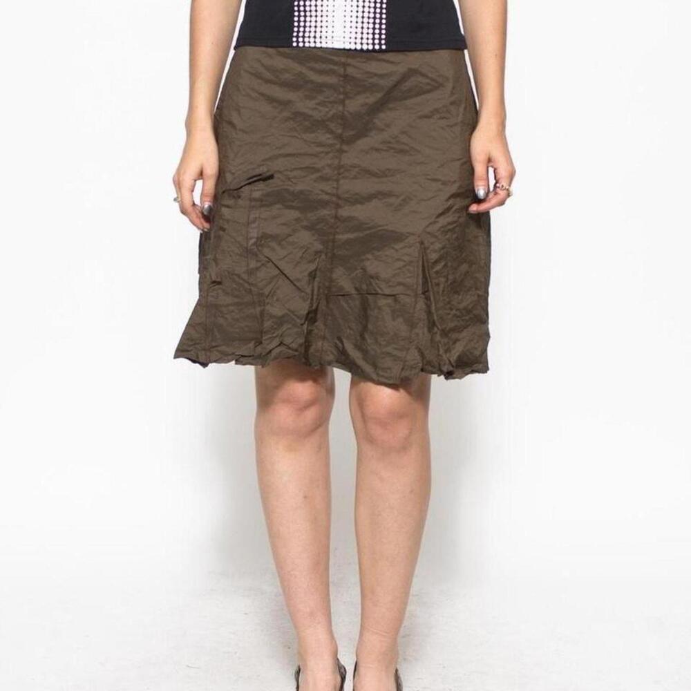90s gorp core skirt by Baume. Sourced from Italy.